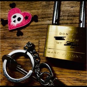 Authentic Marc Jacobs Padlock w Key